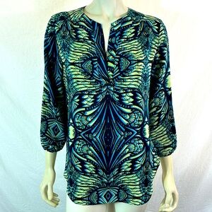 Amanda Uprichard silk tunic blouse, size M, EUC